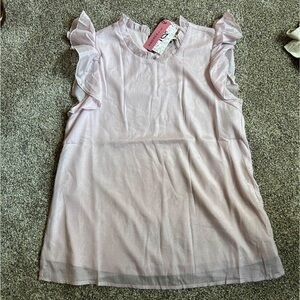 ANDREE BY UNIT Mauve Ruffle Blouse